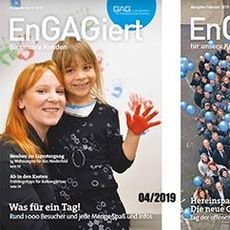 GAG Ludwigshafen / Mietermagazin enGAGiert, Cover 2019